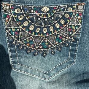 Embellished Blue Jeans